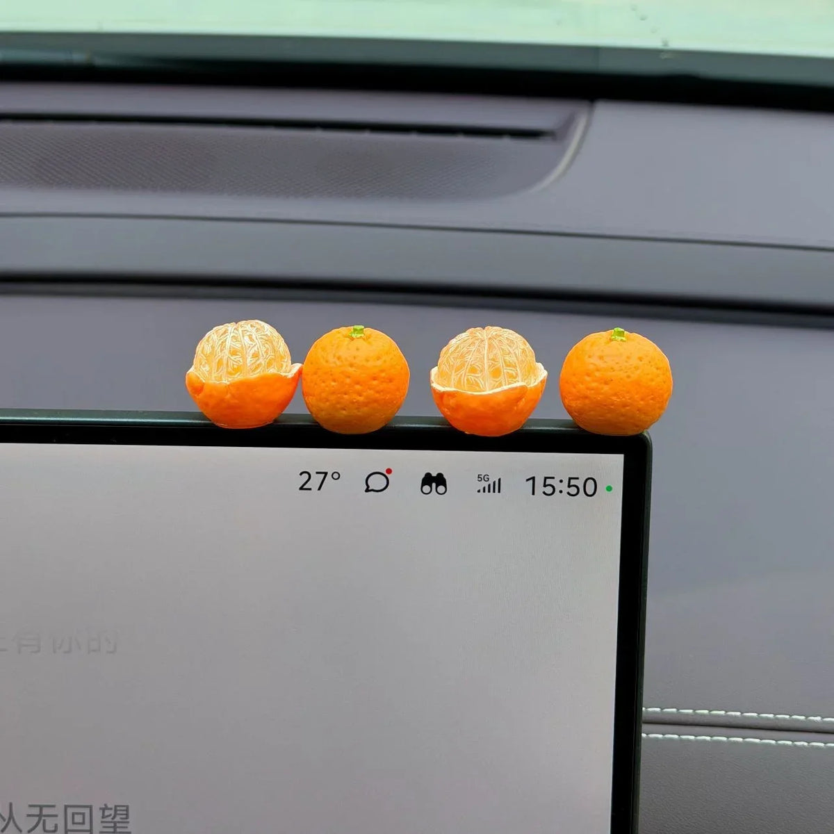 Cute Fruit-Shaped Car Dashboard Ornament, Car Dashboard Ornament Decoration