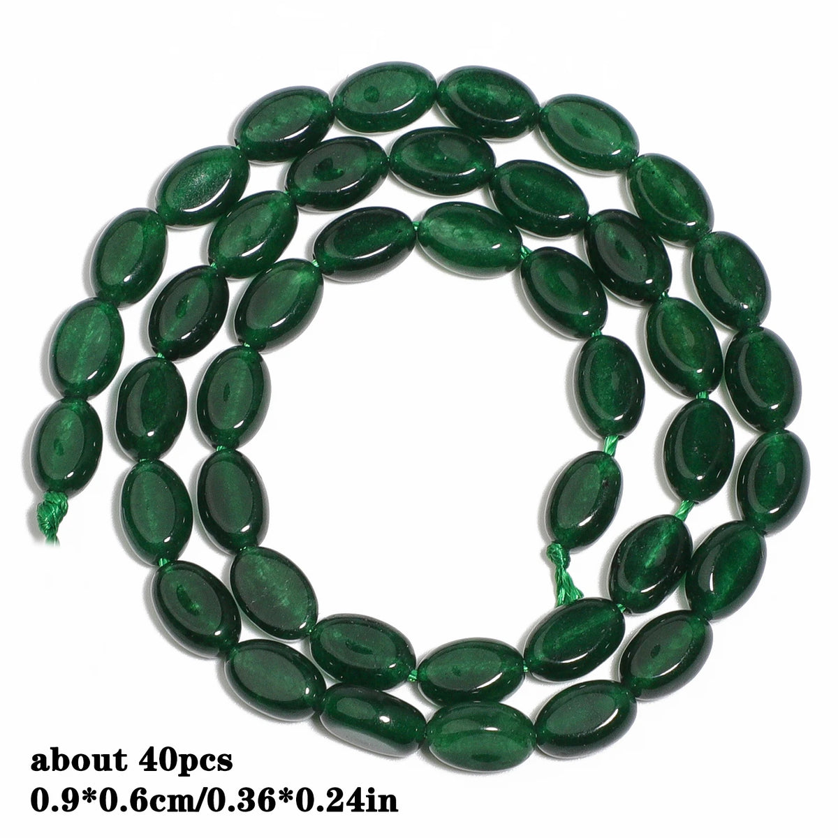 Stone Beads Green Chalcedony-Style Mixed Shapes for DIY Jewelry Making