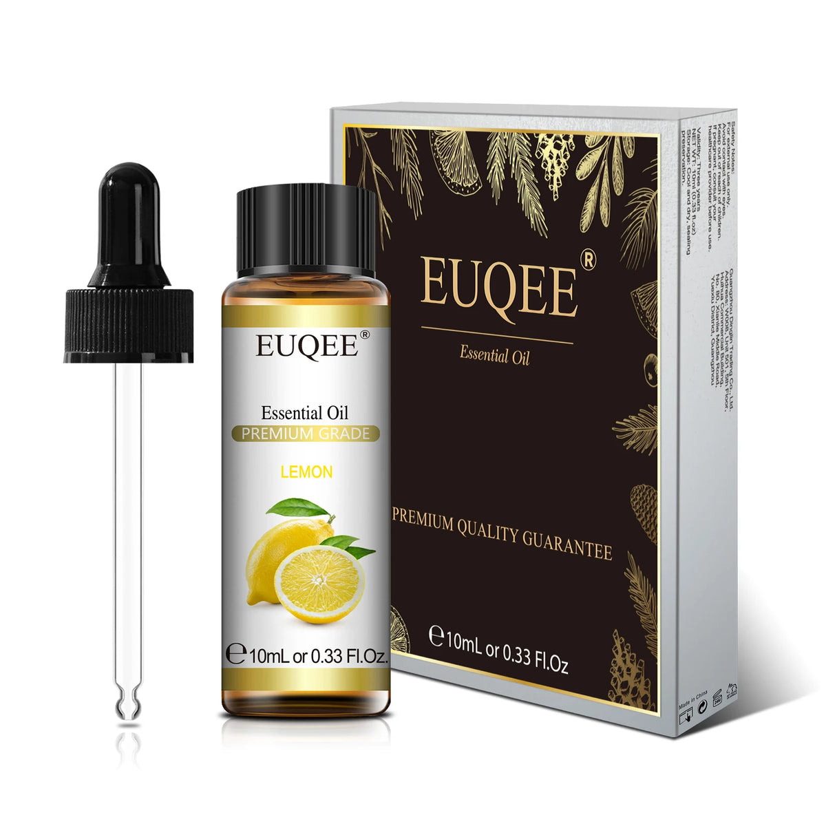 EUQEE Pure Essential Oil 10ml 31 Scents Dropper Diffuser Candle Soap Massage