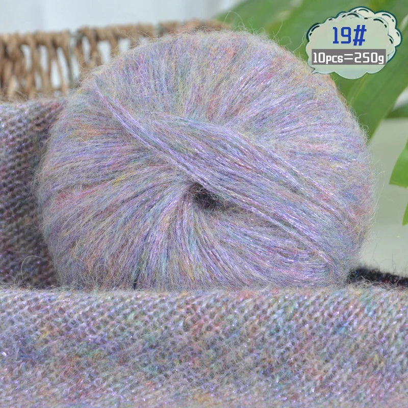 Yarn, Glitter Effect for Knitting Sweaters, Scarves, Hats & Handmade Gifts