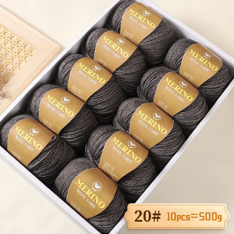 Yarn, Medium-Fine for Hand Knitting Sweaters, Scarves & Winter Hats