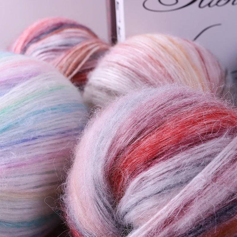 Yarn, Rainbow Gradient for Handmade Coats, Sweaters, Gloves & Shawls