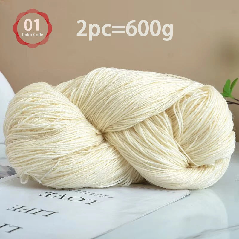 Yarn, Medium-Fine for Knitting Sweaters, Scarves, Vests & Handmade Blankets