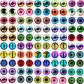 50Pcs 6/8/10/12mm Doll Glass Eye Doll Making Safety Eyes Craft Supply