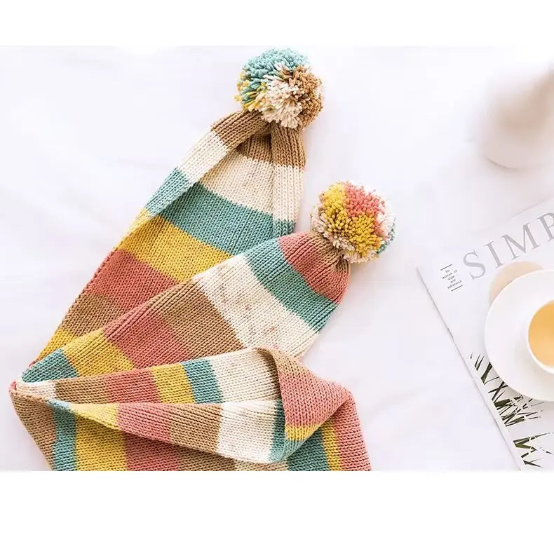 Yarn, Rainbow Variegated for Sweaters, Scarves, Blankets & Doll Crafts