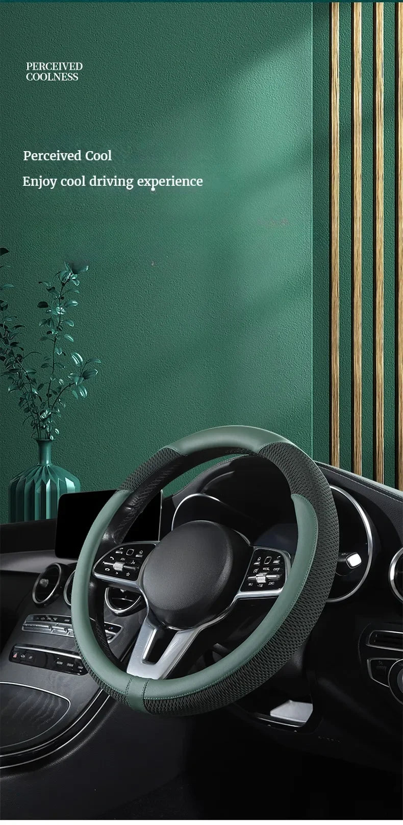 Car Steering Wheel Cover Premium Steering Wheel Cover Anti-Slip Comfort