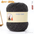 Yarn, Medium-Thick for Hand Knitting Sweaters, Hats, Scarves & Coats