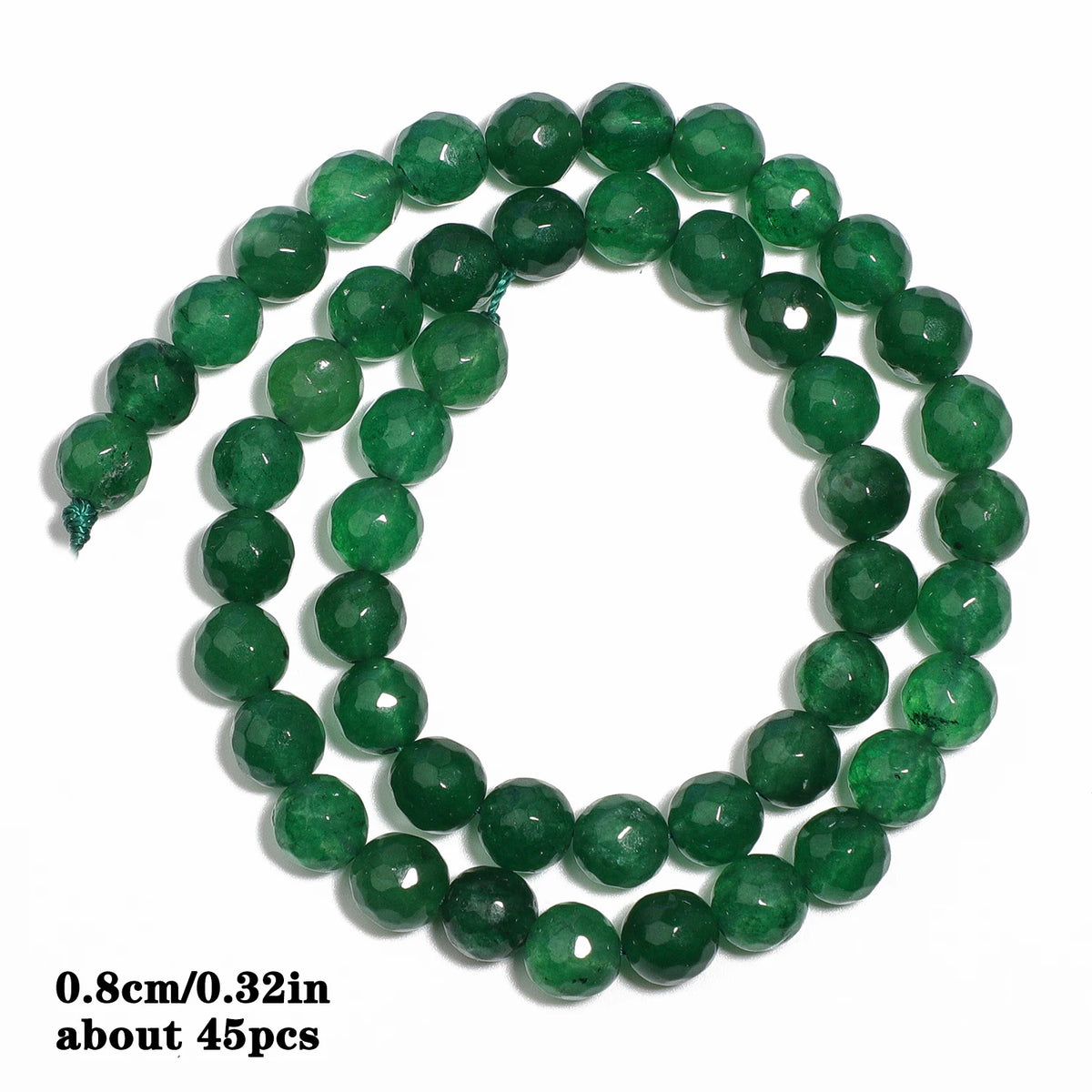Stone Beads Green Chalcedony-Style Mixed Shapes for DIY Jewelry Making