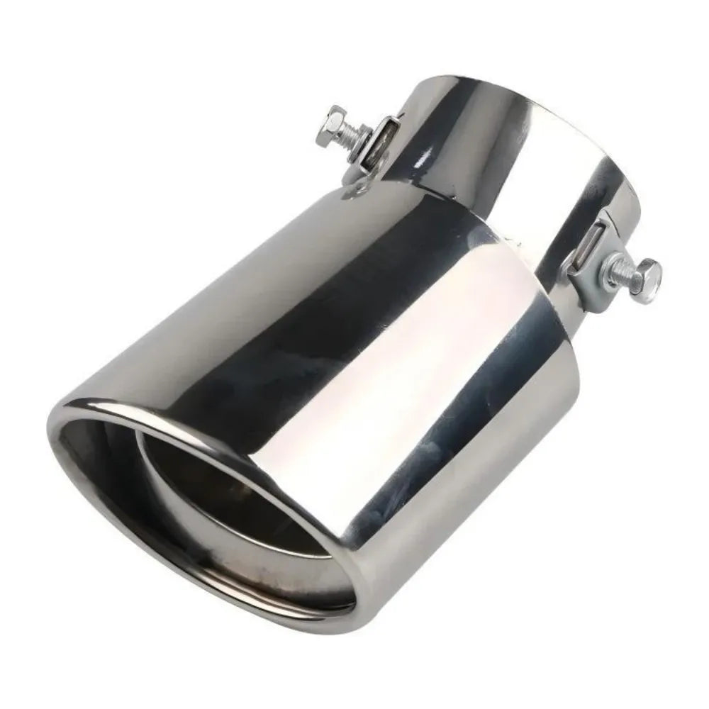2.5" Stainless Steel Exhaust Muffler Tip | Universal Fit, 6 Finishes