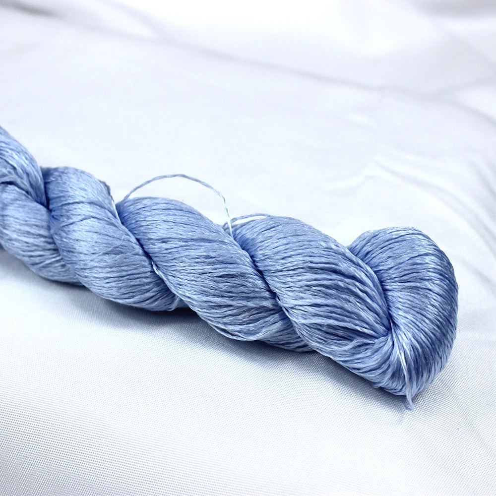 Embroidery Thread, Blue Colors for Handmade Needlework & Stitching Crafts