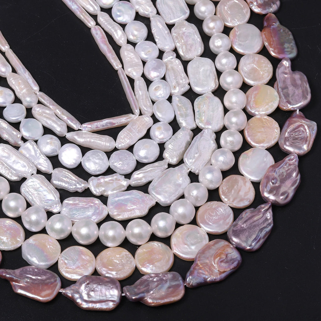 Pearl Beads Baroque-Style Irregular Mixed Shapes for DIY Jewelry Making