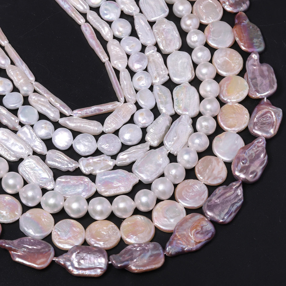 Pearl Beads Baroque-Style Irregular Mixed Shapes for DIY Jewelry Making