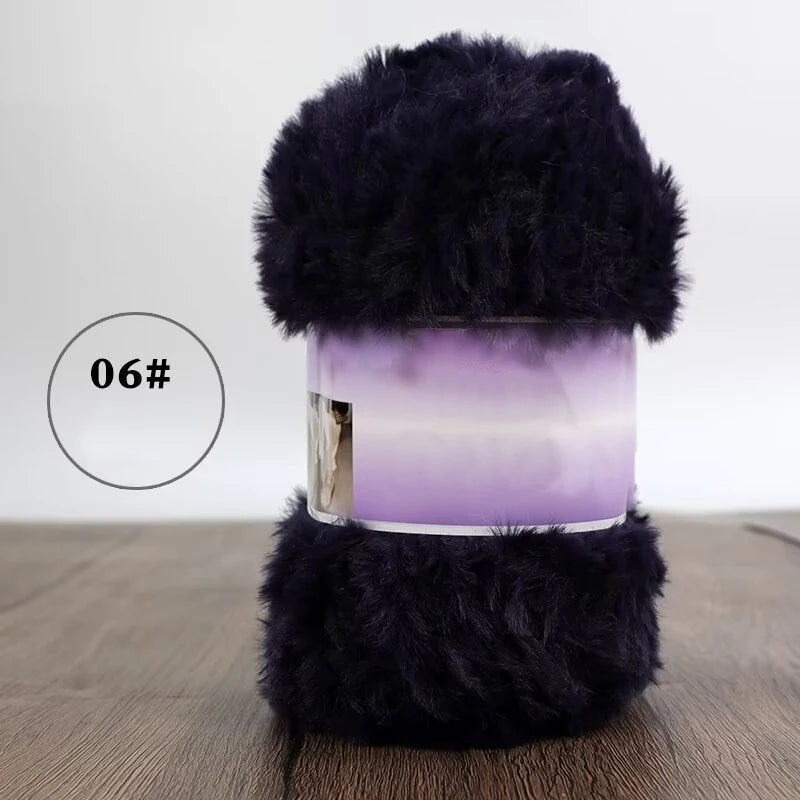 Yarn, Faux Fur for Handmade Slippers, Sweaters, Scarves & Winter Hats