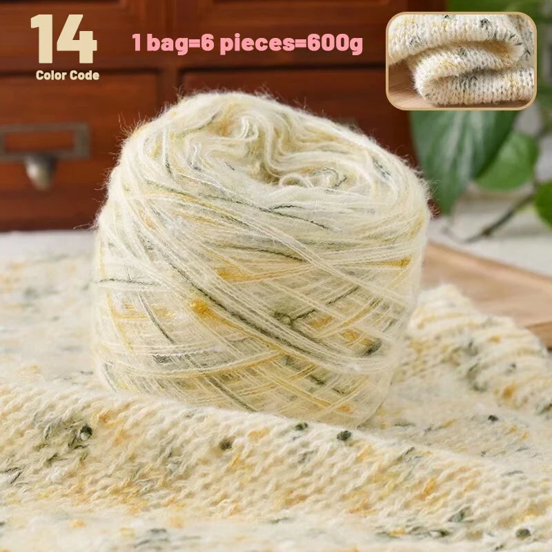 Yarn, Rainbow Colors for Sweaters, Scarves, Hats, Blankets & Shawls