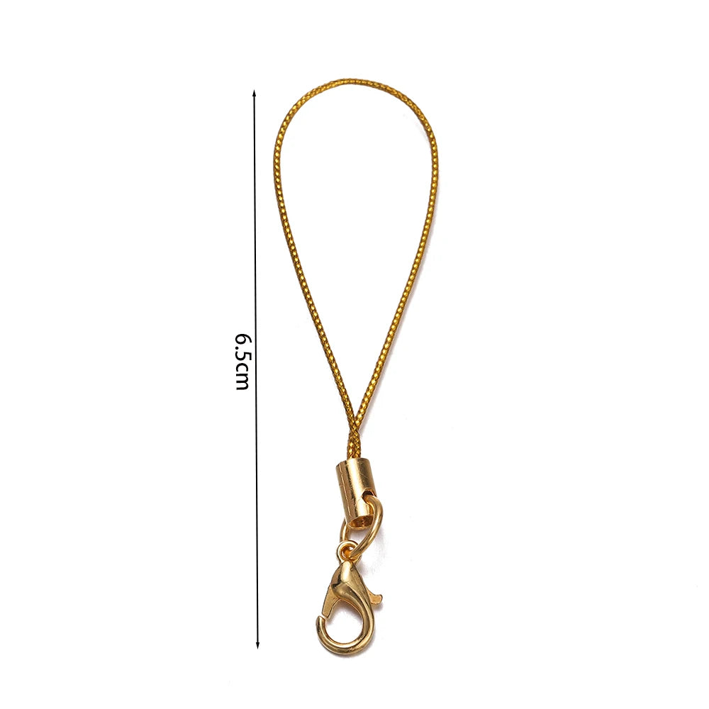 Keychain Cords with Lobster Clasps Lanyard Straps DIY Jewelry Making