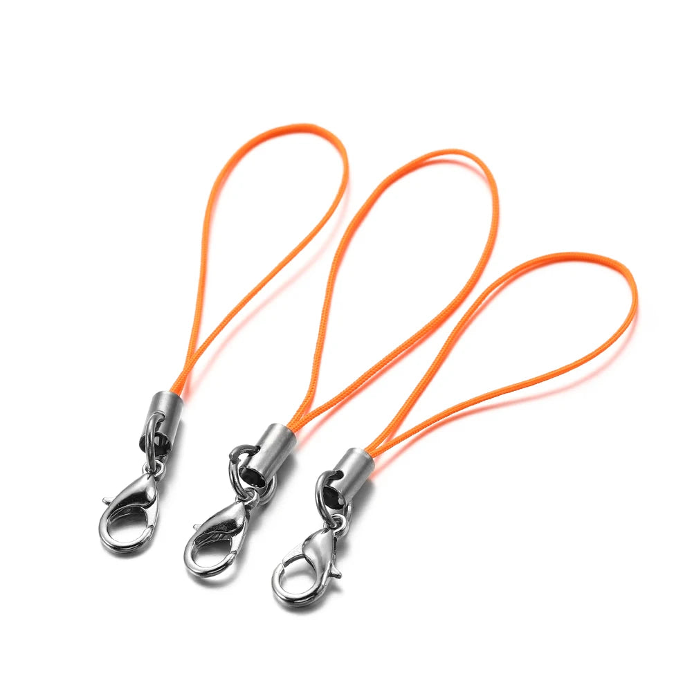 Keychain Cords with Lobster Clasps Lanyard Straps DIY Jewelry Making