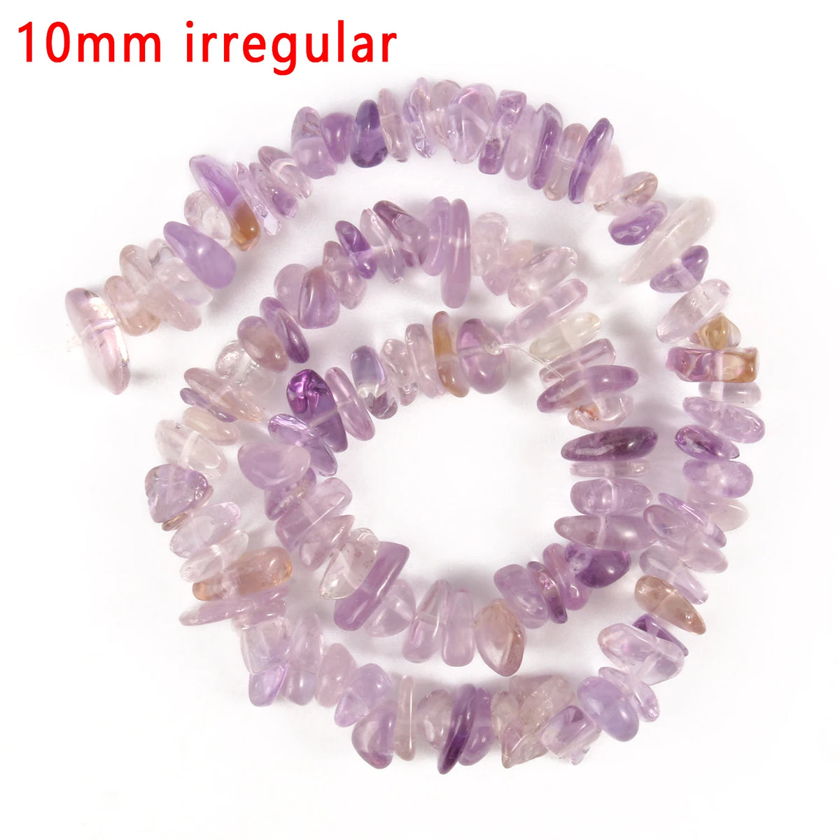 Stone Beads Purple Amethyst-Style Assorted Shapes for DIY Jewelry Making