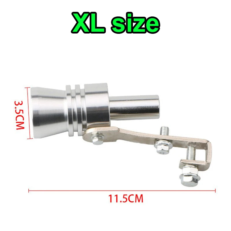 Car Turbo Sound Whistle Exhaust Pipe Tip | Blow Off Valve Simulator