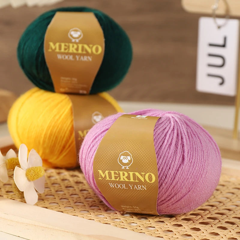 Yarn, Medium-Fine for Hand Knitting Sweaters, Scarves & Winter Hats