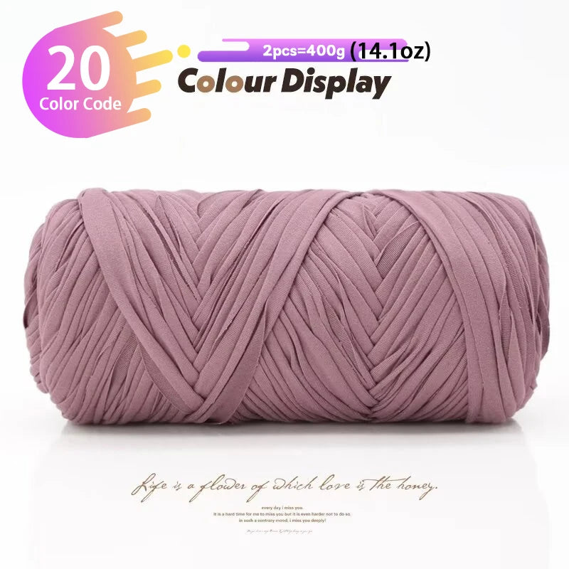 Yarn, Fabric Strip for Handmade Bags, Slippers, Hats & Storage Baskets