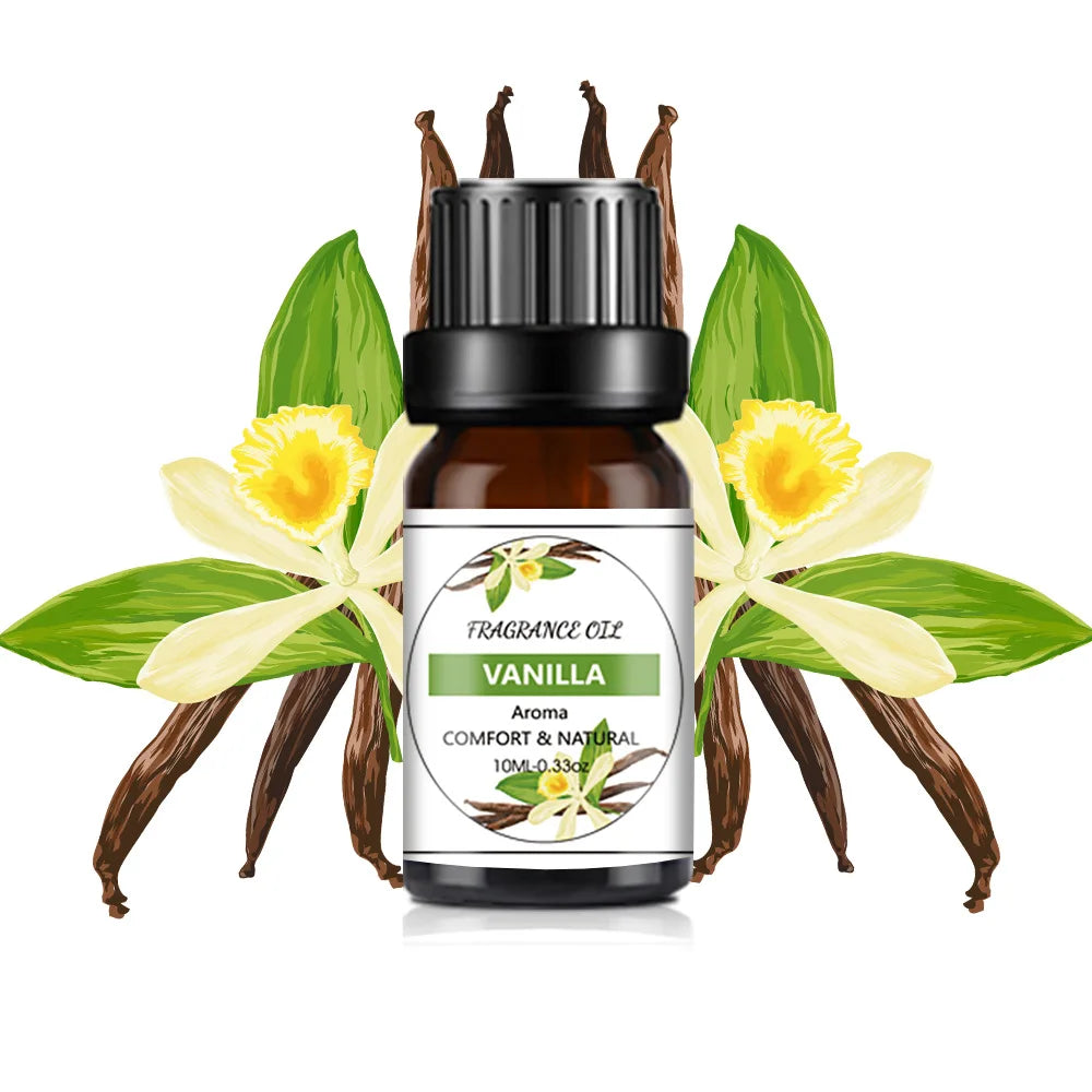 Fragrance Oil 10ml 33 Scents DIY Candle Soap Aromatherapy Diffuser 0.33oz
