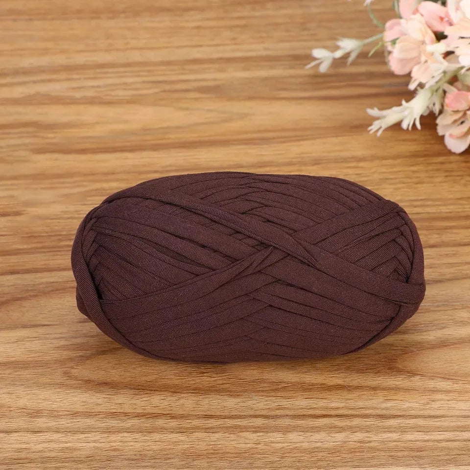 Yarn, Flat T-Shirt Style for Crochet Rugs, Bags, Slippers & Handmade Crafts