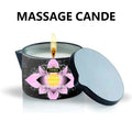 Amber Vanilla Massage Oil Candle, Natural Soy Wax Scented Massage Candle for Body Massage, Aromatherapy Candle for Home Spa Care