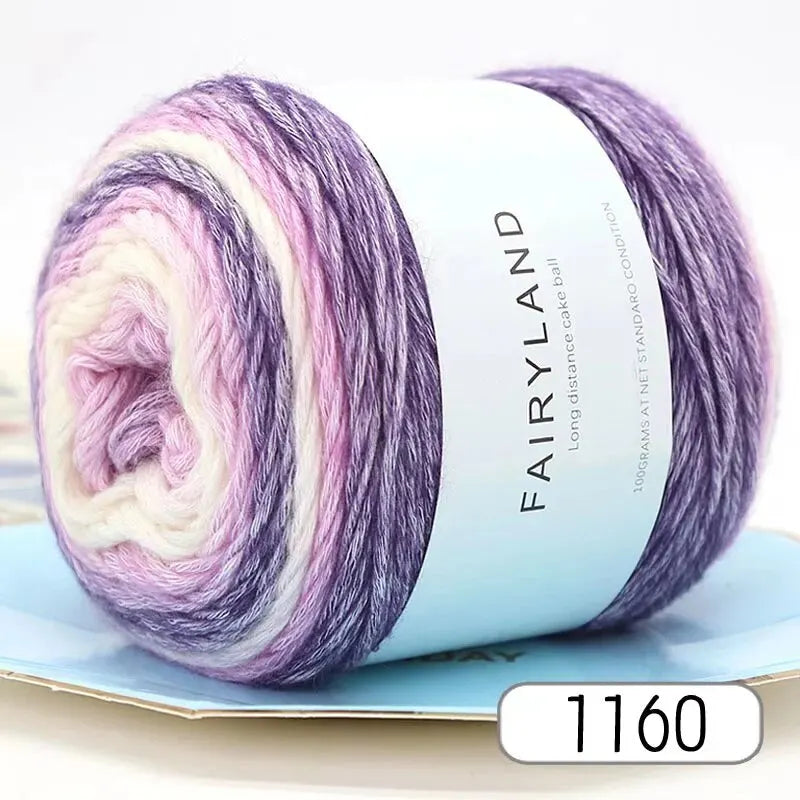 Yarn, Rainbow Gradient for Crochet Sweaters, Scarves, Hats & Shawls