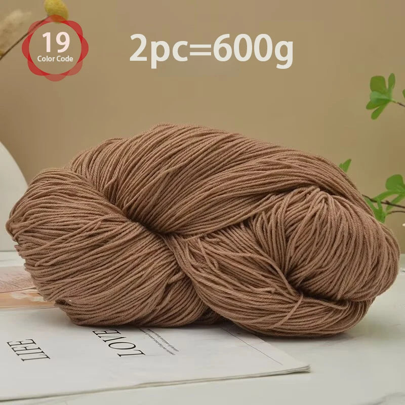 Yarn, Medium-Fine for Knitting Sweaters, Scarves, Vests & Handmade Blankets