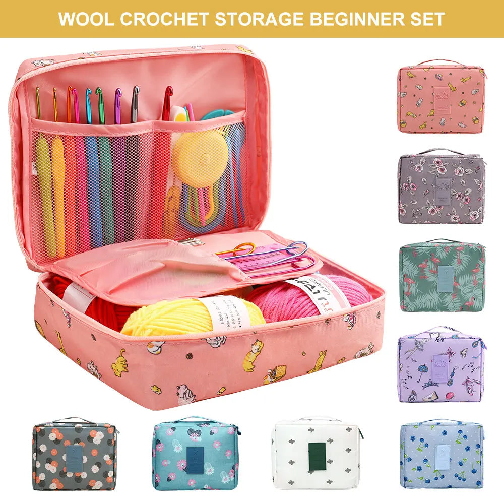 Crochet Tool Set for Beginners, Handmade Yarn Crafts & Needlework Gifts