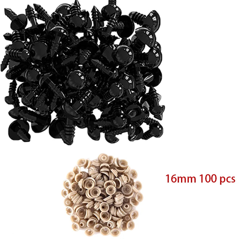 5/6//7/8/9/10/12/14/18/20mm Plastic Safety Eyes For Premium Quality Replacement Accessory