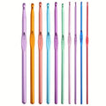 Crochet Hooks, Multicolor Aluminum Set for Handmade Yarn & Weaving Crafts