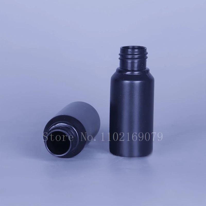 Glue Applicator Bottles Empty Black PE Plastic Squeeze Containers 50 Pack