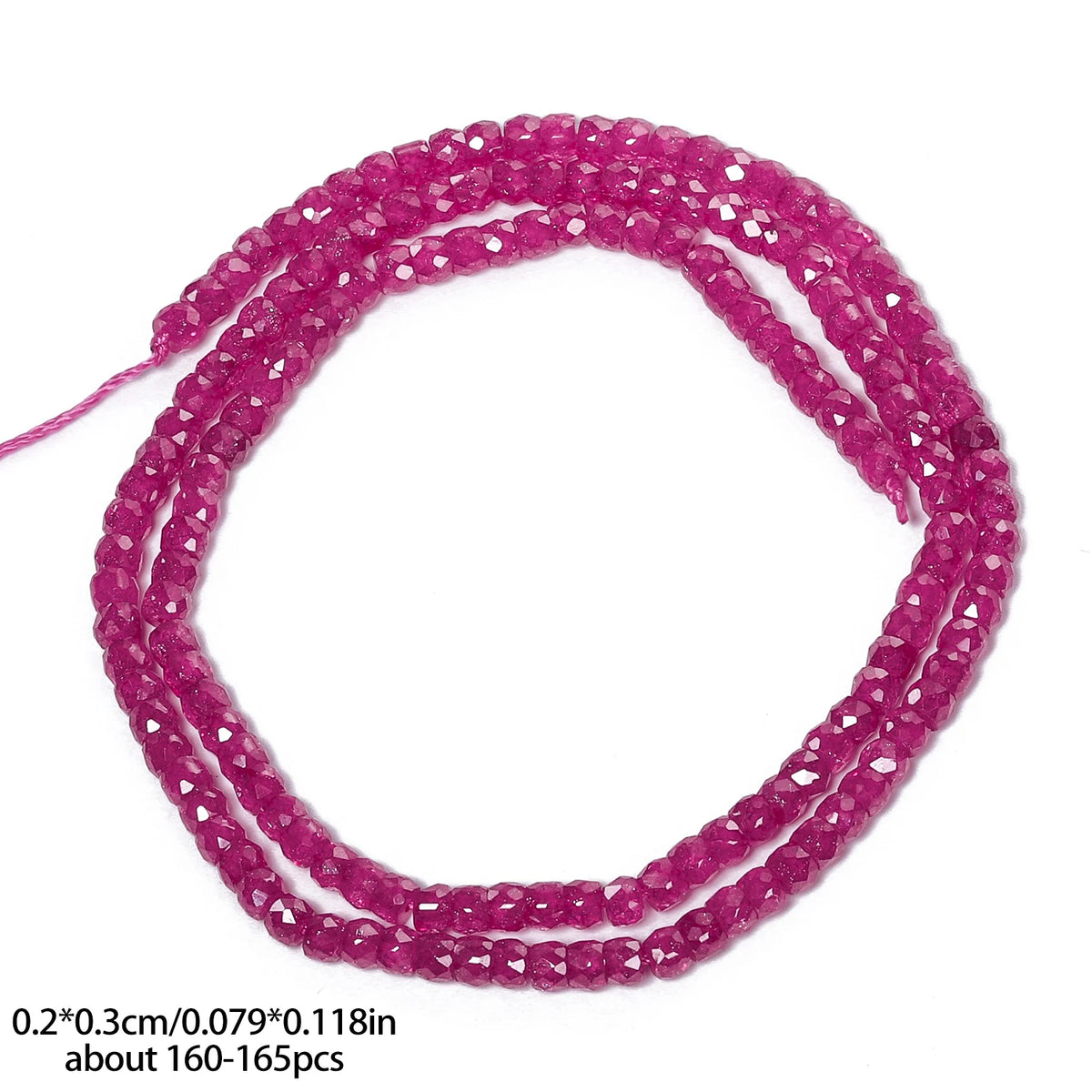 Stone Beads Faceted Abacus Zircon-Style for DIY Jewelry Making Bracelet Supplies