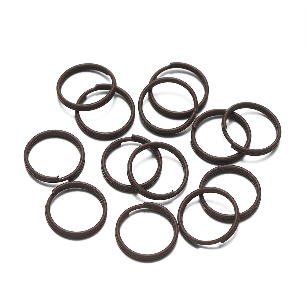 Jump Rings Colorful Open Double Circle Loop Ring Connector DIY Jewelry Making