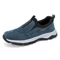 Blue Suede Shoes!  Mens casual suede leather shoes.  Slip on and comfortable, colors in rown, black and blue.  Casual loafer style, these shoes can be worn for any occasion!  non slip soles and durable stitching.