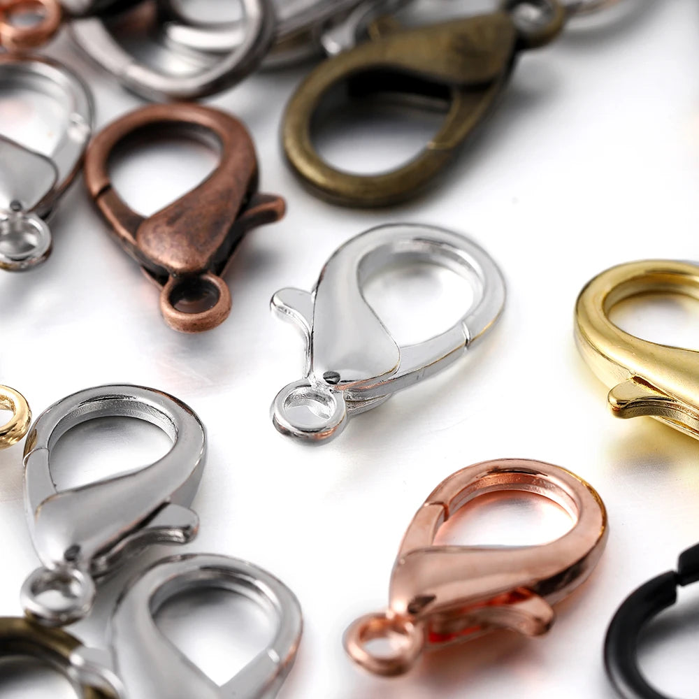 Lobster Clasps Metal Bracelet Necklace Connectors DIY Jewelry Making