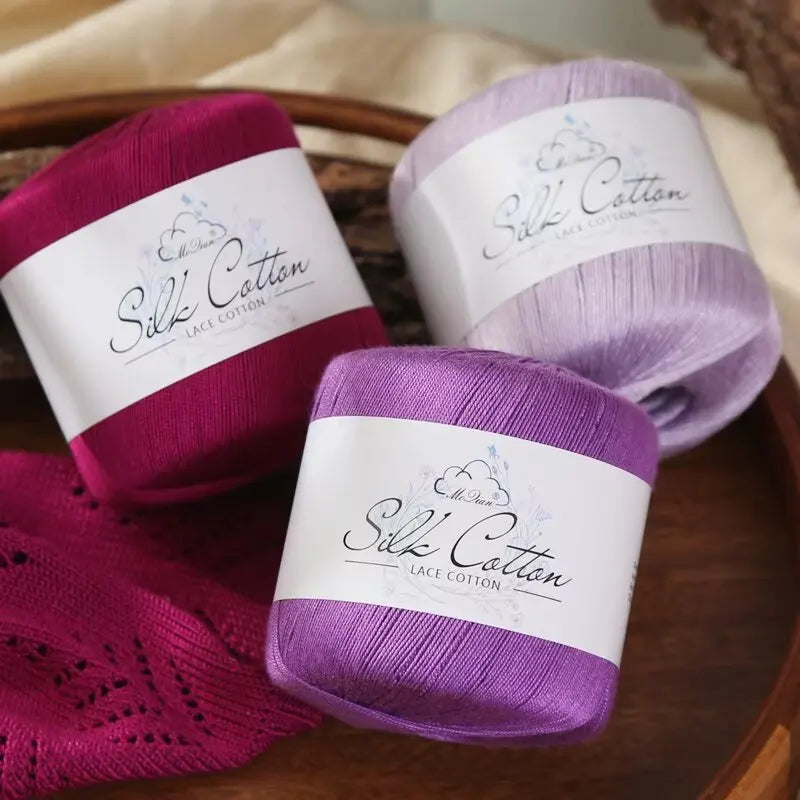 Yarn, Fine for Crochet Shawls, Openwork Sweaters, Summer Hats & Knitwear