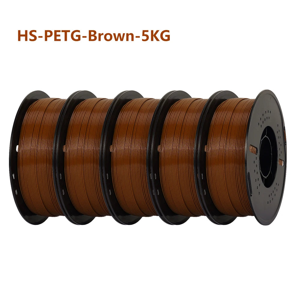 KINGROON 5/10KG Hyper PETG Filament, High Speed 3D Printer Filament,1kg/Spool (2.2lbs), 3D Printer Filament Good Toughness Non-Toxic