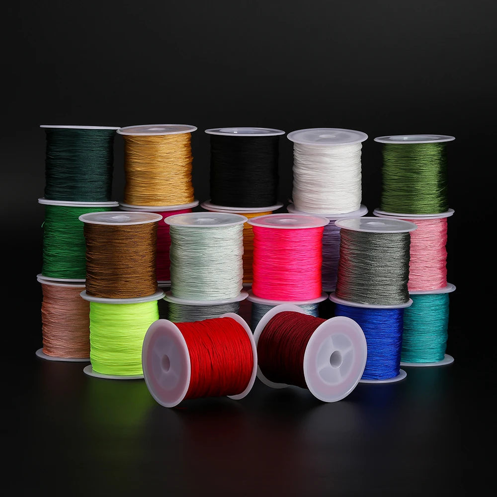 Nylon Beading Thread Multicolor Knotting Rope DIY Jewelry Making Craft Supplies