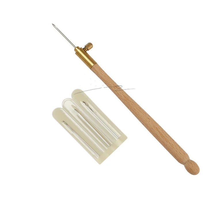 Tambour Embroidery Hook, Luneville-Style with Needles for Beadwork Crafts