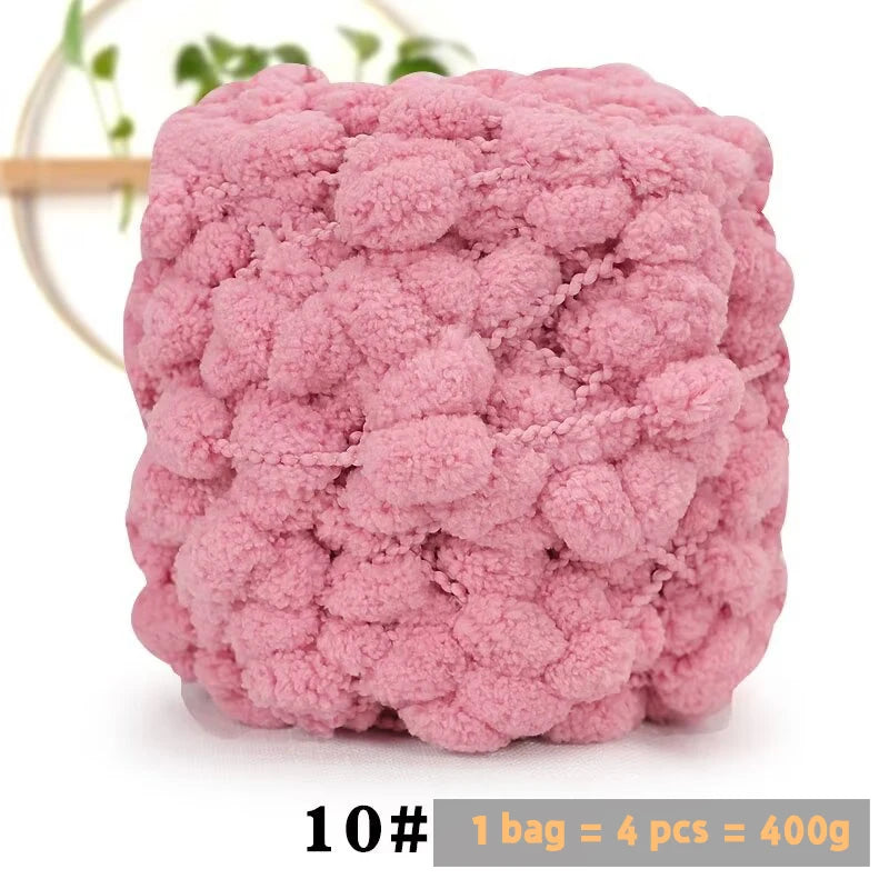Yarn, Textured for Throw Blankets, Cushions, Rugs & Cozy Handmade Crafts