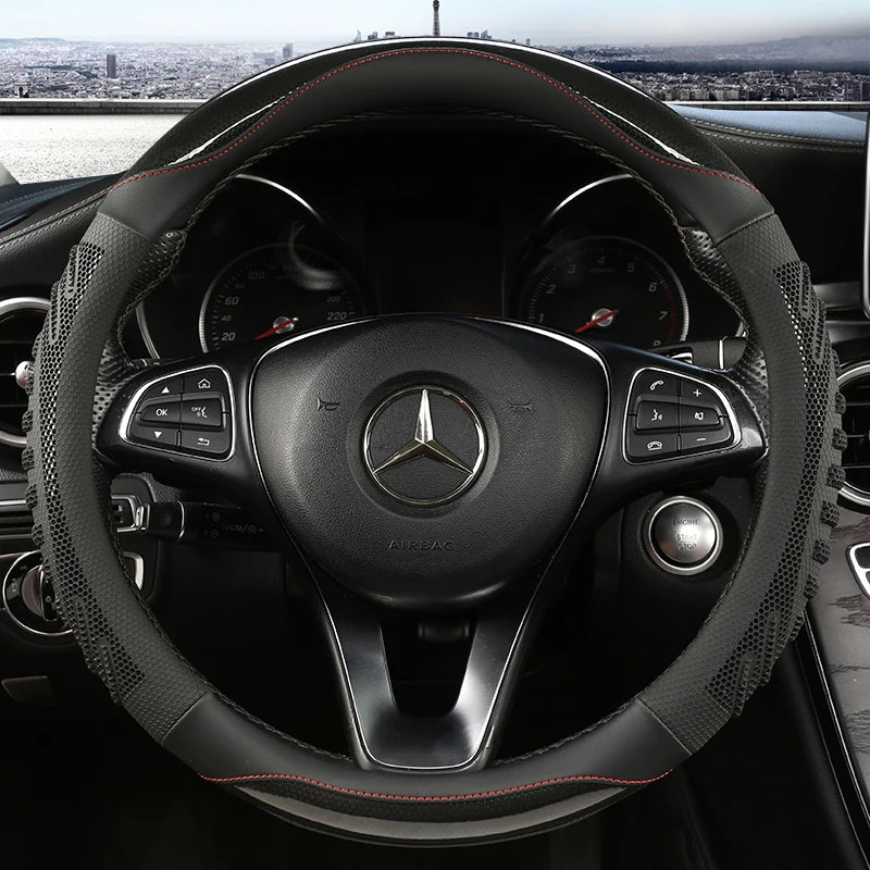 Three-dimensional Honeycomb Steering Wheel Cover Steering Wheel Cover Anti-Slip Comfort