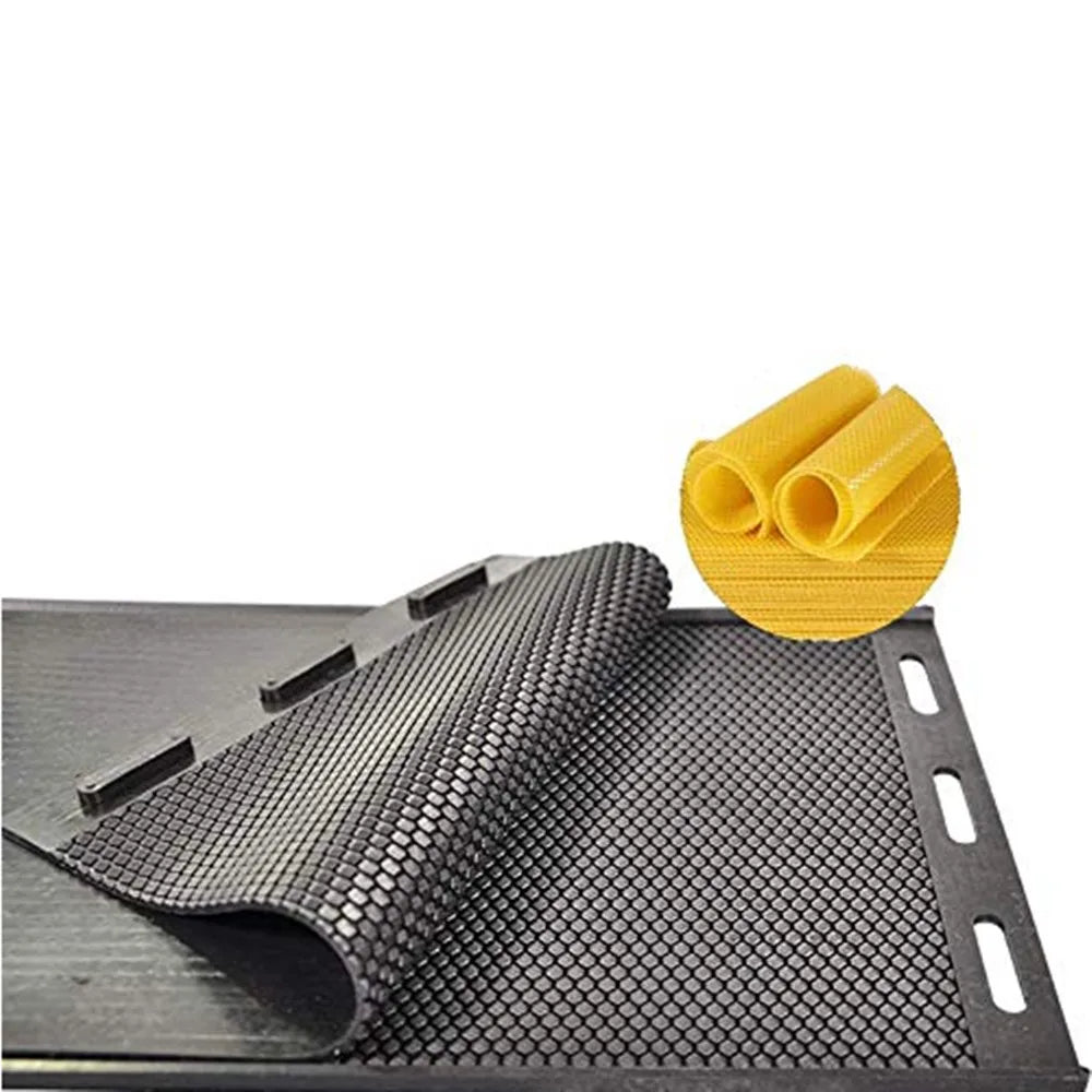 Silicon Flexible Beehive Wax Machine Foundation Sheets Mold Beeswax Foundation Press Mould Beekeeping for Beekeeper Candle