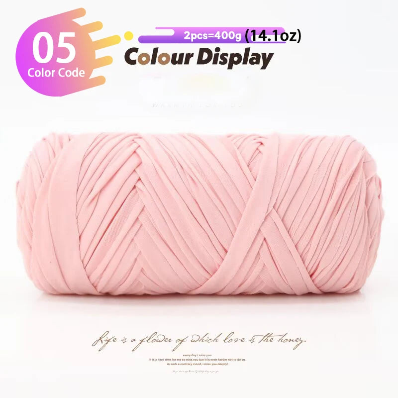 Yarn, Fabric Strip for Handmade Bags, Slippers, Hats & Storage Baskets