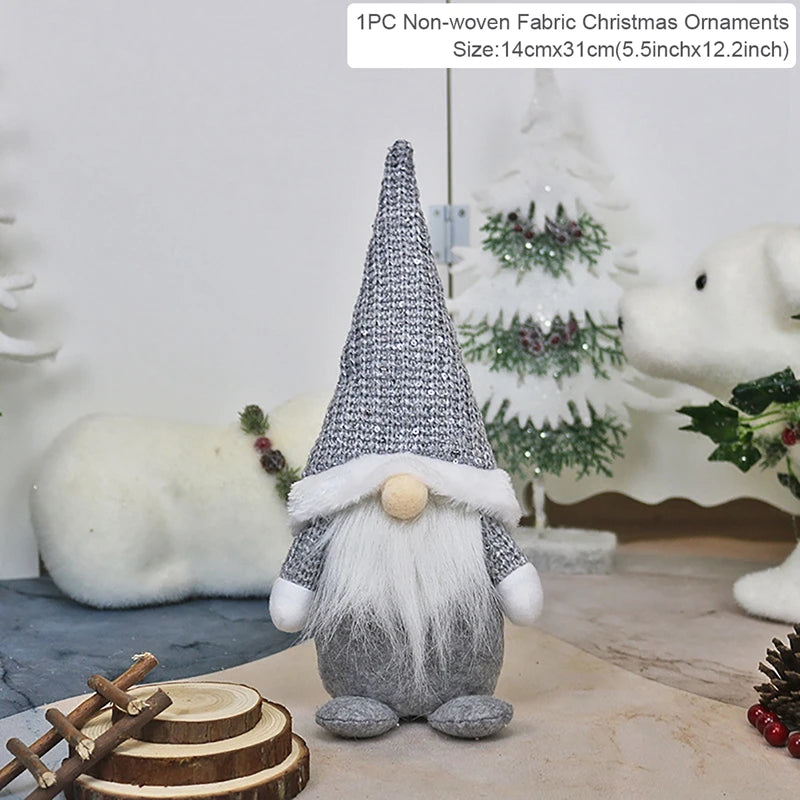 Christmas Doll Ornaments Merry Christmas Decorations For Home Xmas Decor Gifts
