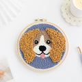 Punch Needle Kit, SDOYUNO Dog Designs for Beginner Embroidery & Pet Art