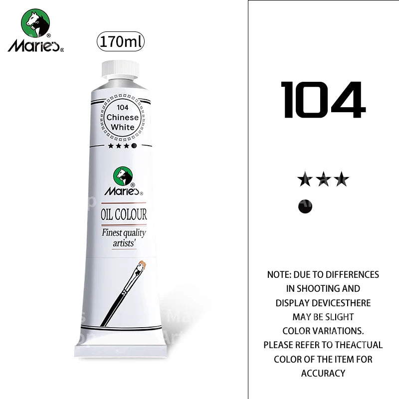 Oil Paint Large Tube, Marie's 170ml — 16 Colors, Artist Grade