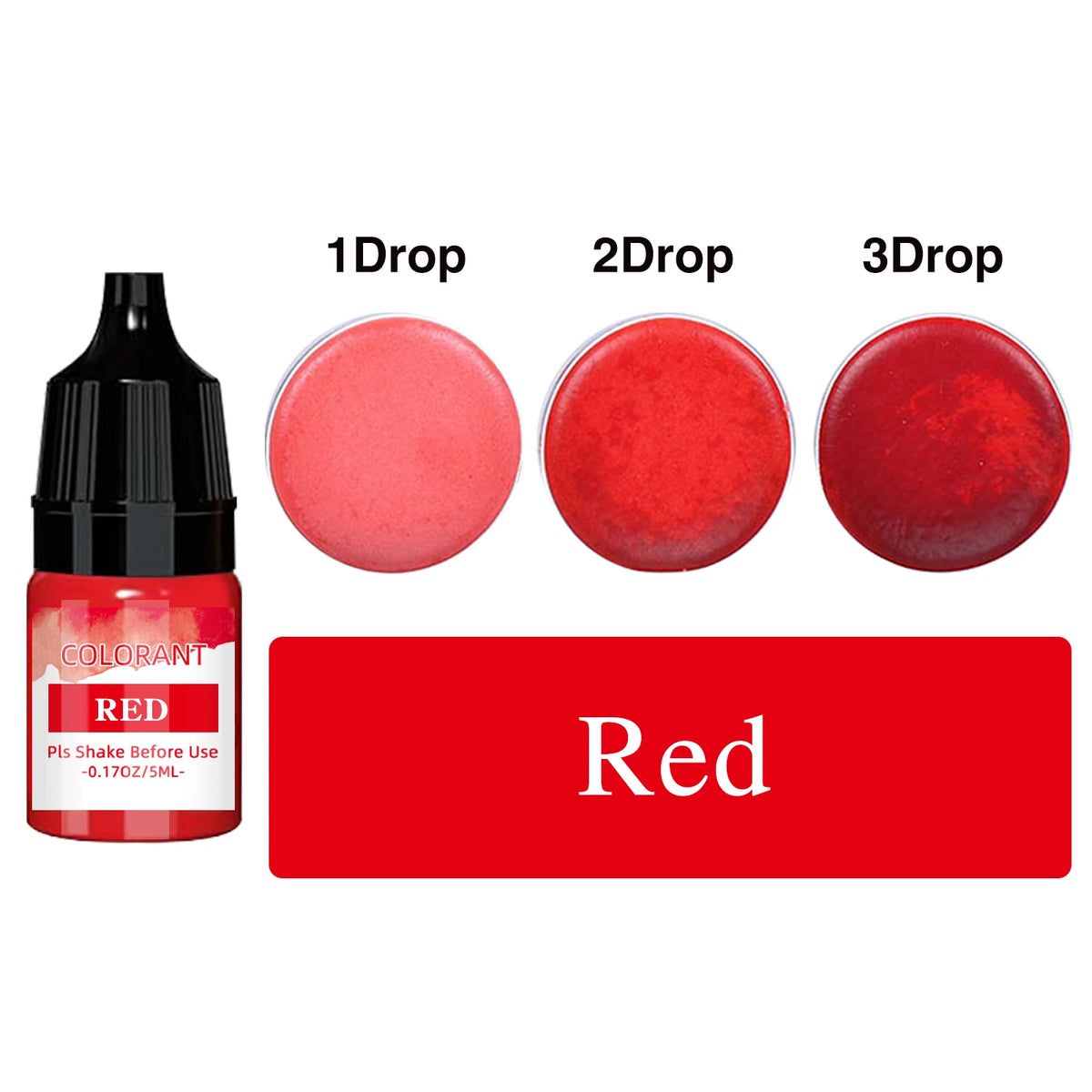 Liquid Candle & Soap Colorant 5ml — 20 Colors for Soy, Beeswax & Paraffin