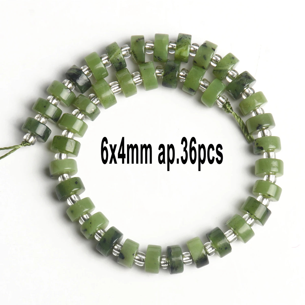 Stone Beads Green Jade-Style Faceted Mixed Shapes for DIY Jewelry Making